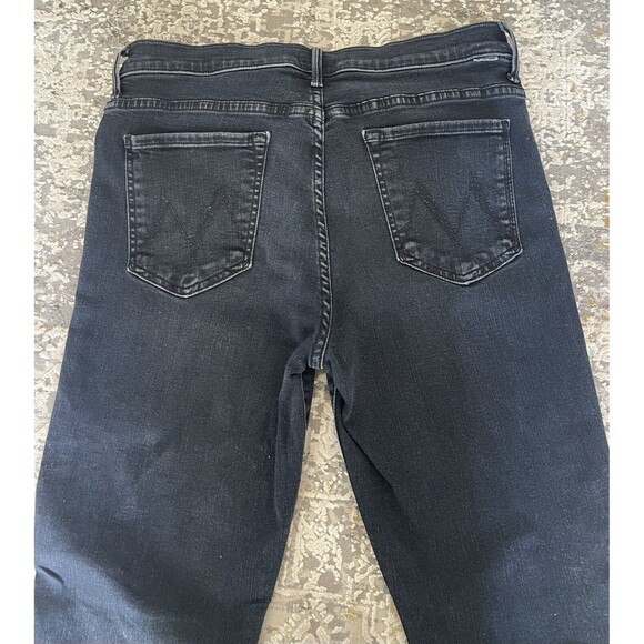 MOTHER Dark Blue Flare & Wide Leg Jeans - Picture 8 of 9